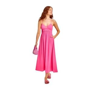 a new day Pink Midi Dress